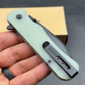 G1066479 Couteau Gerber Confidant | Lame Drop Point Acier Inox Black Oxide | Manche Jade G10 & Bamboo Linerlock - Livraison Gratuite