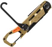 G3845 — Couteau Multifonction Gerber Stake Out Lame Acier Scandi Manche Aluminium Champagne Frame Lock Manche Aluminium Champagne Livraison Gratuite