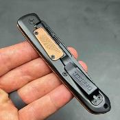 G4057 Gerber Affinity – Couteau Pliant Lame Acier D2 Drop Point Black, Manche Cuivre/Acier, Frame Lock – Livraison Gratuite