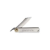HIGOBL162 — Couteau Higonokami Pocket Lame Acier VG10 Made in Japan Satiné Manche Acier Chikiri Clip Livraison Gratuite