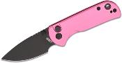 J1934BPK Couteau CJRB Mica Pink Alu Lame Acier AR-RPM9 Black Button Lock IKBS - Livraison Gratuite