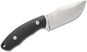J1958BK Couteau CJRB Mutt Lame Drop Point Harpoon AR-RPM9 Sand Polish Manche G10 Noir Étui Kydex  – Livraison Gratuite