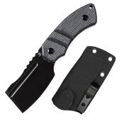 KG2030A1 Couteau Kansept Korvid S Lame Cleaver Acier 14C28N Blk Etui Kydex - Livraison Gratuite