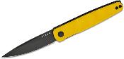 KIV3722A3 Couteau KIZER Bamboo Lame Drop Point Acier Nitro-V Manche G10 Yellow - Livraison Gratuite
