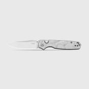 KIV3789BCA1 Couteau Pliant Kizer Pokiman BLL Lame Acier AEB-L Manche G10 Aluminum Foil Button Liner Lock - Livraison Gratuite