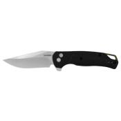 KS1429 Couteau Kershaw Runoff - Lame Clip Point Acier 8Cr13MoV Satin - Manche GFN Noir - Sécurité Button Lock - Livraison Gratuite