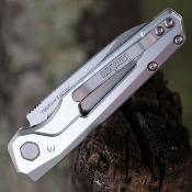 KS7550RAW Couteau Automatique Kershaw Launch 11 Silver Auto Manche Alu Lame Acier CPM-154 Made USA - Livraison Gratuite