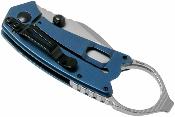 KS8710 Kershaw Antic – Couteau pliant Frame Lock Lame Acier 8Cr13MoV Manche Acier Inoxydable Bleu - Livraison Gratuite