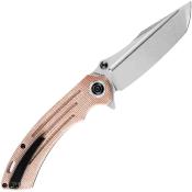 KT1032TI Couteau Kansept Pretatout Brown Lame Tanto Acier 154CM IKBS - Livraison Gratuite