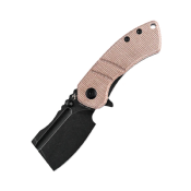 KT2030A5 Couteau Kansept Korvid M Brown Lame Cleaver Acier 154CM - Livraison Gratuite