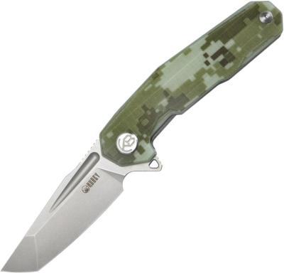 KUB237H Couteau Tactical Kubey Carve Camo Lame Tanto AUS-10 IKBS - Livraison Gratuite