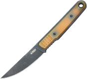 KUB355D Couteau Kubey JL Fixie Ultem Lame Blackwash Acier 14C28N Etui Kydex - Livraison Gratuite