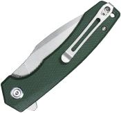 KUB901N Couteau Kubey Calyce Green Lame Acier AUS-10 IKBS - Livraison Gratuite