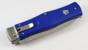 M241NH1B Couteau Automatique Mikov Predator Blue Automatic Lame Acier 420 Republic Tchèque - Livraison Gratuite