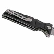 MAS420 Couteau Maserin Artiglio Made in Italy | Lame Tanto Acier D2 Stonewash | Liner Lock & Manche G10 Black - Livraison Gratuite
