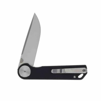 MR689 Marbles Linerlock – Couteau pliant Lame Acier D2 Satin Manche Black Micarta - Livraison Gratuite