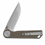 MR690 Marbles Linerlock – Couteau pliant Lame Acier D2 Satin Manche Brown Micarta - Livraison Gratuite