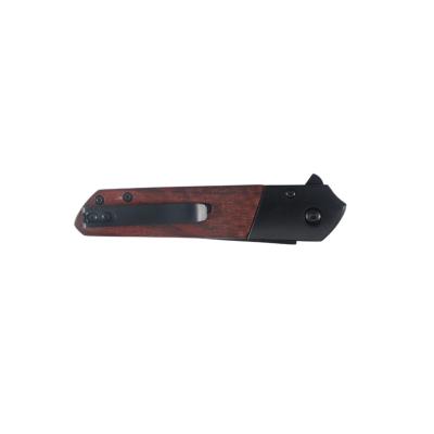 MTA2004BB Couteau Semi Automatique MTech USA Lame Acier 3Cr13MoV Manche Bois Liner Lock - Livraison Gratuite