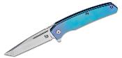 ON9800 Couteau Ontario Ti-22 Tanto Ultrablue Manche Titane Lame Acier AUS-8 - Livraison Gratuite