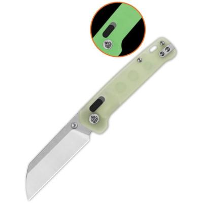 QS130GLH1 Couteau Pliant QSP Penguin Glyde Lame Acier 14C28N Manche Résine Ivoire Glyde Lock - Livraison Gratuite