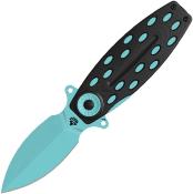 QS162E Couteau QSP Beetle Blue Lame Acier Sandvik 14C28N Roulements à billes - Livraison Gratuite