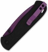 QS170A5 Couteau QSP Ferret | Lame Clip Point Acier Nitro-V Purple | Manche Black G10 Liner Lock - Livraison Gratuite