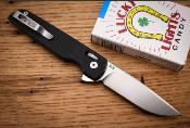RR2720 Couteau Rough Rider Slide-Lock Wharncliffe Lame Acier D2 Manche G10 Black Sécurité Slide Lock - Livraison Gratuite