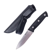 RS3621BS Couteau Real Steel Thorn Black Lame Acier K110 Etui Cuir - Livraison Gratuite