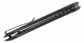 S24082A2 Couteau SENCUT Squiggy Lame Acier 9Cr18MoV Manche en G-10 Noir/Vert Pivot Button Lock - Livraison Gratuite