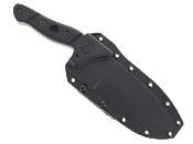 SBMAMUBB Couteau Sniper Bladeworks Mamu - Lame Drop Point Acier 420HC Black PVD - Manche G10 Noir - Étui en Plastique Moulé - Livraison Gratuite