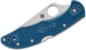SC11PCBL Couteau Spyderco Delica 4 Lame Acier CPM SPY27 Manche FRN Bleu Cobalt Lockback Made in Japan - Livraison Gratuite 