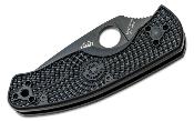 SC136PSBBK Couteau Spyderco Persistence Lightweight Black Serr Lame Acier 8CR13MoV - Livraison Gratuite