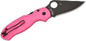 SC223PPNBK Couteau Spyderco Para 3 Pink Compression Lock Lame Acier CTS-BD1N Black Made USA - Livraison Gratuite