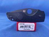 SC230PBBK Spyderco Lil' Native Lightweight  | Couteau Lame Acier CTS BD1N Noir Manche FRN Noir Back Lock USA - Livraison Gratuite