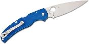  SC244GPCBL Couteau Spyderco Native Chief Blue Lame Acier CPM-SPY27 Made USA - Livraison Gratuite