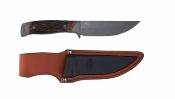 SCH1203148  Old Timer Frontier | Couteau de Chasse Lame Acier 7Cr17 Drop Point Gray | Manche Luxewood Composite | Housse Cuir | Livraison Gratuite