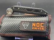 STEDG0401 NOC DG-04 Black – Lame Acier 440C Manche G10 Roulements Céramique Linerlock - Livraison Gratuite