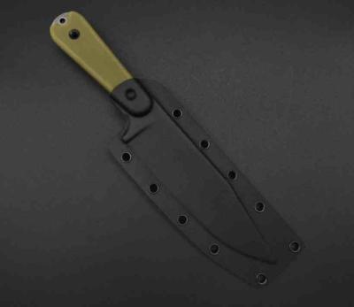 STN002 Station IX The Partisan – Couteau Bushcraft Lame Acier 1095HC Black Manche Brown Micarta Housse kydex - Livraison Gratuite