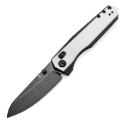 T1105V2 Couteau Tenable Beaver Cross Bar Lock Lame Nitro-V Manche Black/White - Livraison Gratuite