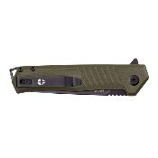 TKTF1GODBK1 Couteau Tekto Knives F1 Alpha Od Green Lame Acier D2 Made USA - Livraison Gratuite