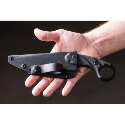 TPCUT40A TOPS Knives C.U.T. 4.0 (Combat Utility Tool) – Lame Fixe Lame Acier 1095 Black Traction Manche Tan Canvas Micarta Housse Kydex - Livraison Gratuite