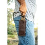 TPTNAT02 Couteau Fixe TOPS Nata Lame Acier 1095 Manche Micarta Noir/Brun Étui Ceinture Made In USA - Livraison Gratuite