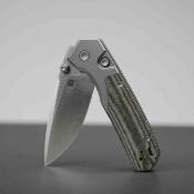 VOSA2218 Couteau Vosteed Psyop 299 A2218 | Lame Drop Point Acier S35VN Manche Micarta UltreX™ Top Liner Lock - Livraison Gratuite