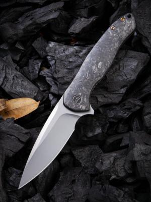 WE2001A Couteau We Knife Co Ltd Kitefin Lame S35VN Manche Titane/FCarbone - Livraison Gratuite