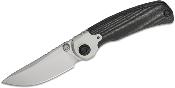 ZXFK03A6 Couteau Kizer Cutlery X-Series PIONEER Lame Drop Point Nitro-V Manche Micarta Noir Linerlock - Livraison Gratuite