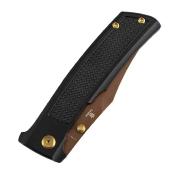 B2108A3 Couteau Bison Tenable Knives | Lame Acier Nitro-V Rose Gold Drop Point | Manche Black Alu | Liner Lock | Livraison Gratuite