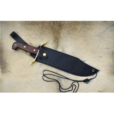 Couteau Cold Steel Wild West Bowie Lame Acier Carbone 1090 Etui Cuir CS81B - Livraison Gratuite