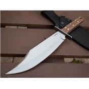CTK2804103 Couteau Condor Undertaker Bowie Acier Carbon 1075 Etui Cuir Made El Salvador - Livraison Gratuite