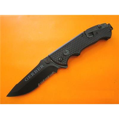 Couteau Gerber Hinderer CLS (Combat Life Saver) Acier 440 Glass Breaker G1870 - Free Shipping