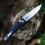 HO24456 Hogue Mysto Water Series | Couteau Lame Acier CPM-MagnaCut Clip Point | Manche Blue Canyon Richlite | ABLE Lock | Made in USA | Livraison Gratuite